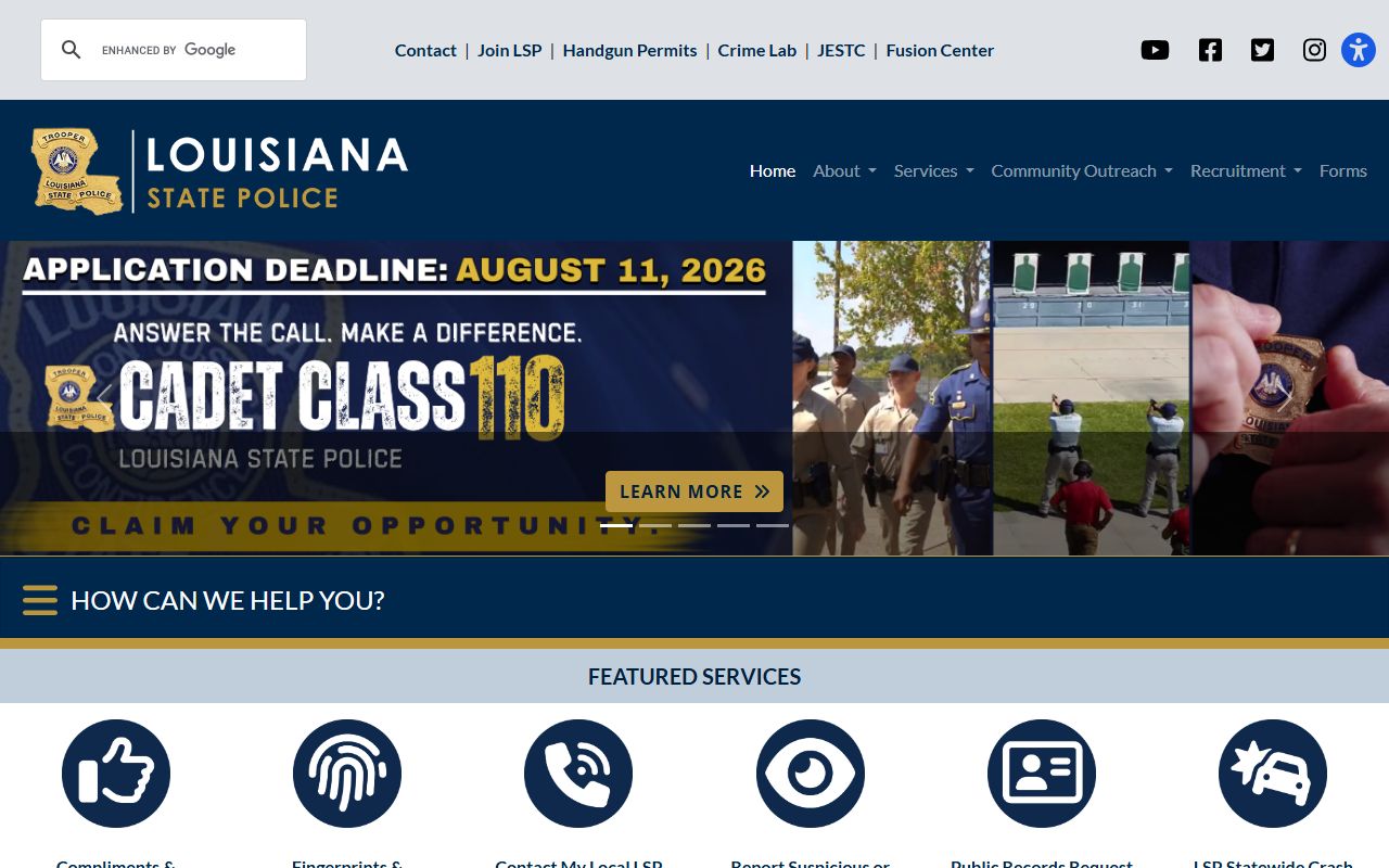 Washington Parish Clerk of Court statewide registry distinction