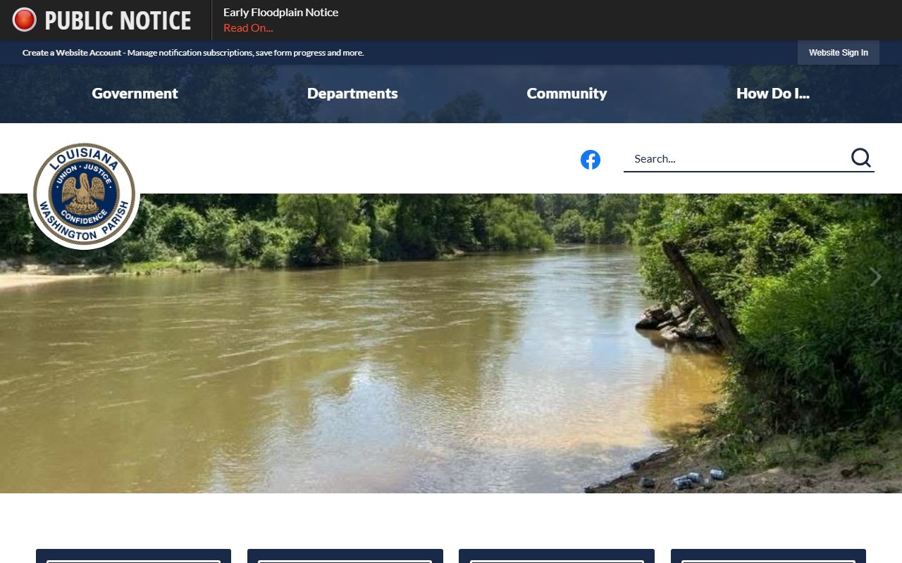 Washington Parish Clerk of Court parish government context