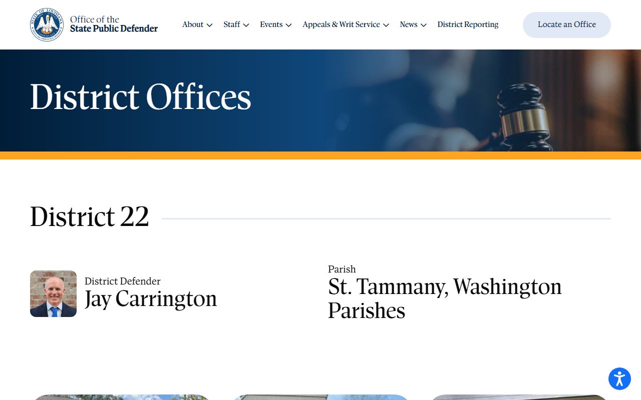 Washington Parish criminal court records public defender source